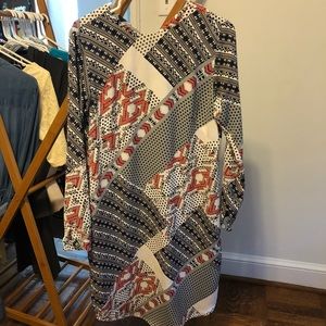 Multipattern dress